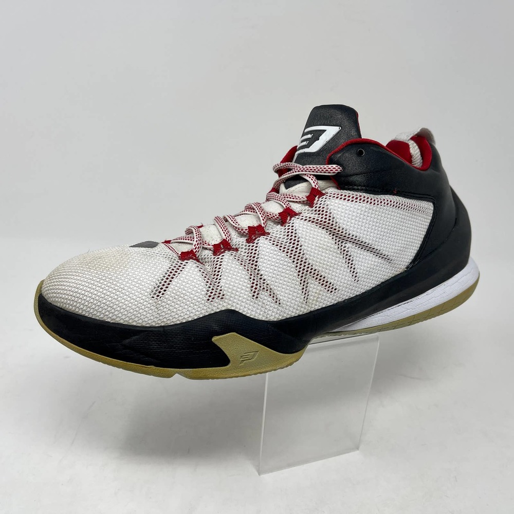 Nike Jordan CPS VII AE Chris Paul White Black Mens 9 Sneakers 1030 K-9-5